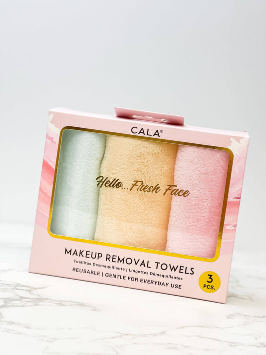 Set of 3 Makeup Removal Towels