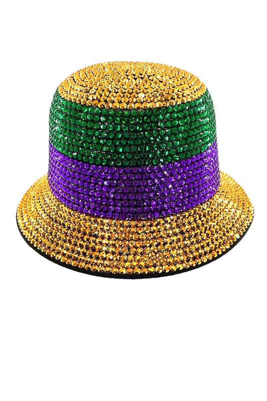 Mardi Gras Sequin Bucket Hat